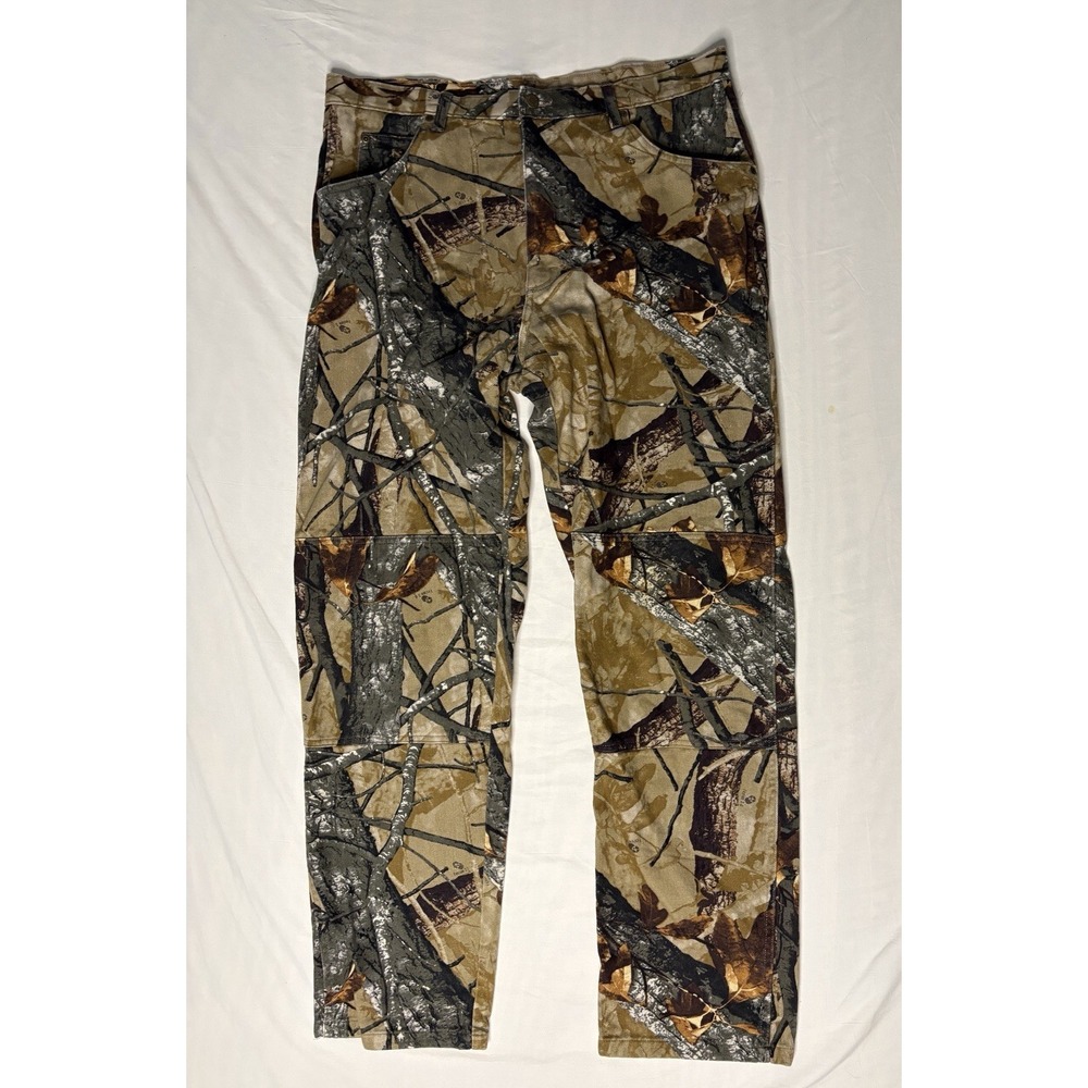 Wrangler Fusion 3D Camo Hunting Pants Men's Size 38x34 Straight Leg Flat Front